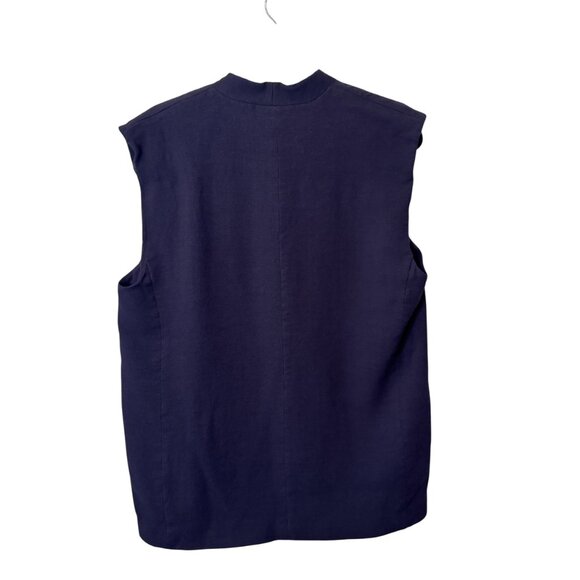 Babaton navy blue oversized vest size S - Picture 6 of 7